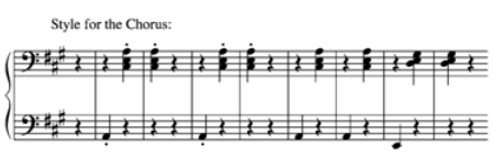 p.72 accomp style for chorus sample